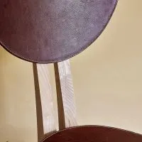 Leather Tricorn Chair, view 3