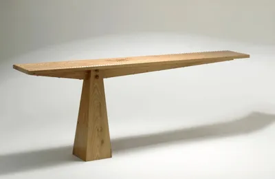 Canti Ii Console Table in Ash or elm, Matthew Burt
