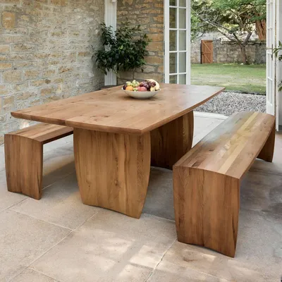 Lozenge Table (small) in Elm, ash or oak, Matthew Burt