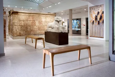 Ashmolean Egyptian Bench, Matthew Burt