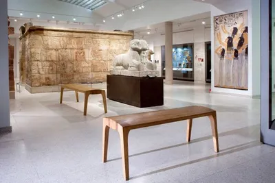 Ashmolean Egyptian Bench, Matthew Burt