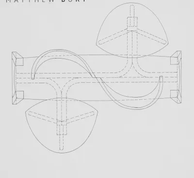 Working drawing from the Matthew Burt sketchbook