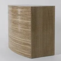 Bowfront Chest (four Drawer), view 7
