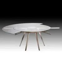 Bespoke Expanding Glass Table, view 3