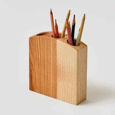 Pencil Tidy in Various timbers, Matthew Burt
