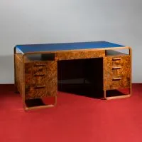 Blue Leather Desk, view 1