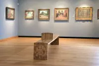 Ashmolean Museum Bench, view 2