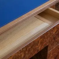 Blue Leather Desk, view 6