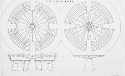 Working drawing from the Matthew Burt sketchbook