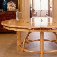 Dining Table With Lazy Susan, view 2