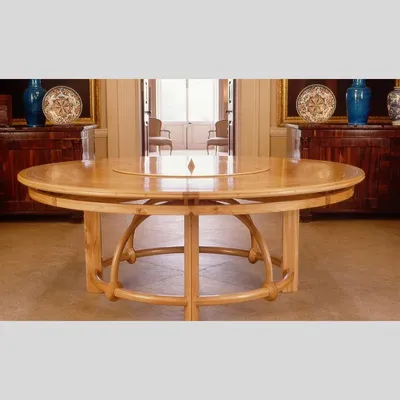 Dining Table With Lazy Susan, Matthew Burt