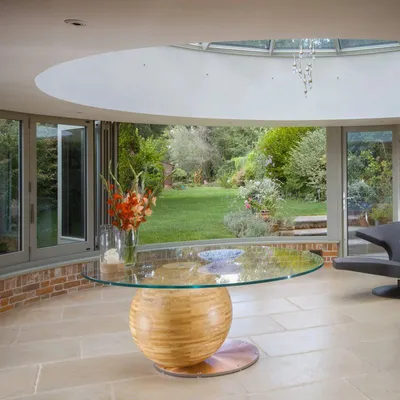 Glass Globe Table, Matthew Burt