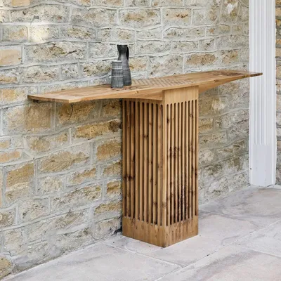 Hedgerow 50/50 Console Table in Elm, ash or oak, Matthew Burt