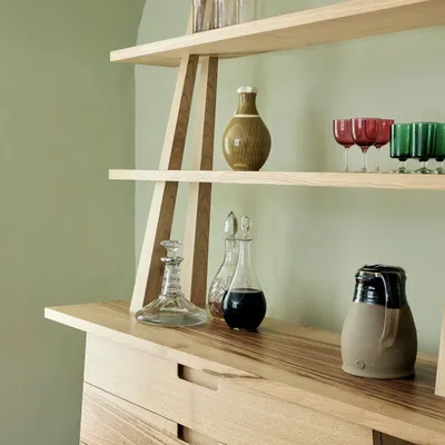 Laid Back Dresser in Sweet chestnut, ash, oak & sycamore, Matthew Burt