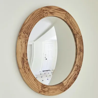 Groovy Mirror, circular fluted frame with fisheye lens
